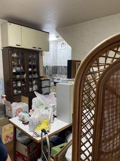 大阪市の不用品回収事例②2tトラック3台分の不用品回収